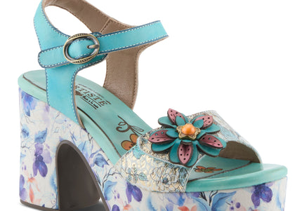 L'ARTISTE FELIS WOMEN SANDALS - Sky Blue Multi