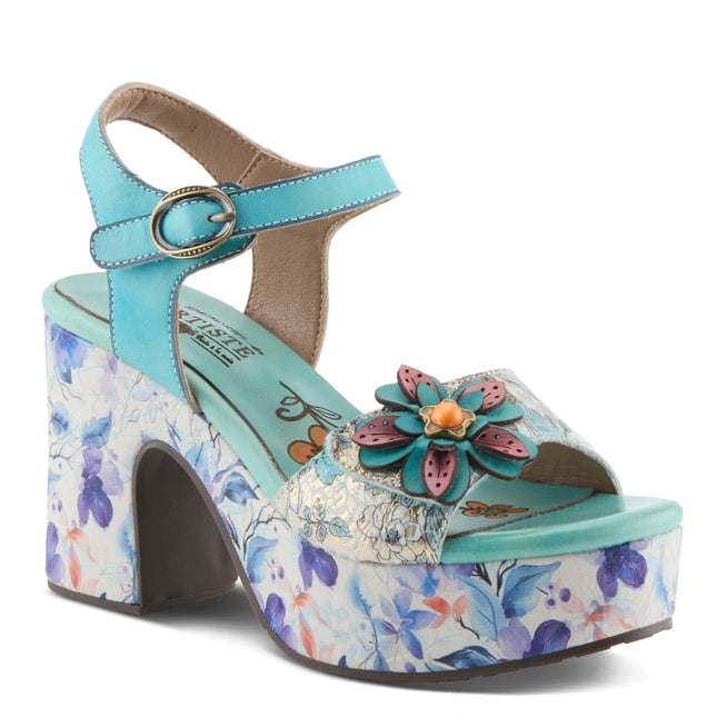 L'ARTISTE FELIS WOMEN SANDALS - Sky Blue Multi