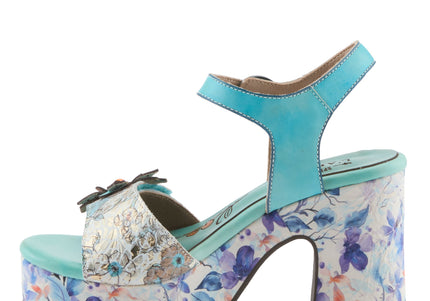 L'ARTISTE FELIS WOMEN SANDALS - Sky Blue Multi