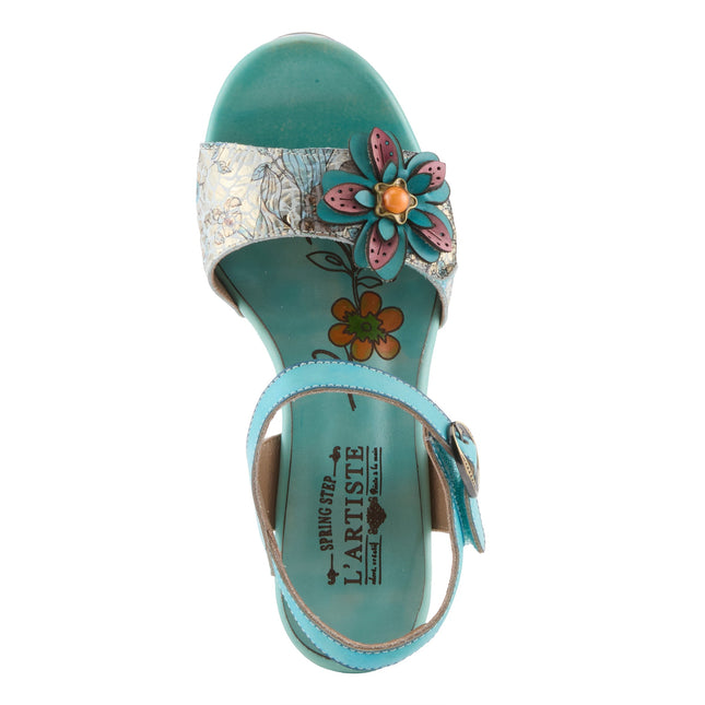 L'ARTISTE FELIS WOMEN SANDALS - Sky Blue Multi