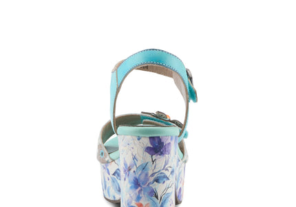 L'ARTISTE FELIS WOMEN SANDALS - Sky Blue Multi
