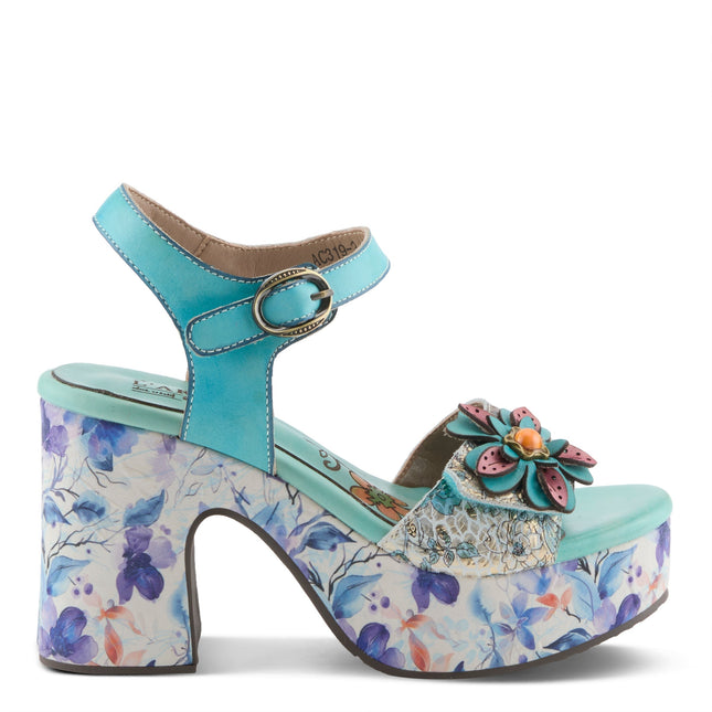 L'ARTISTE FELIS WOMEN SANDALS - Sky Blue Multi
