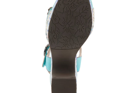 L'ARTISTE FELIS WOMEN SANDALS - Sky Blue Multi