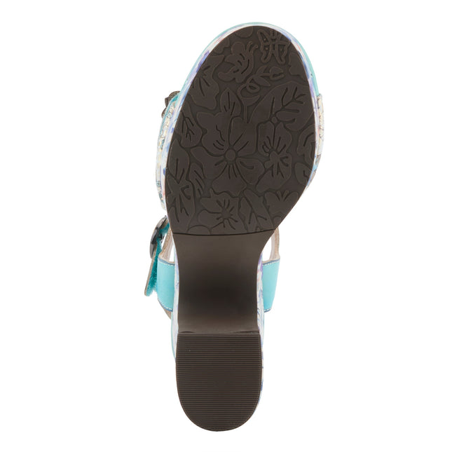 L'ARTISTE FELIS WOMEN SANDALS - Sky Blue Multi
