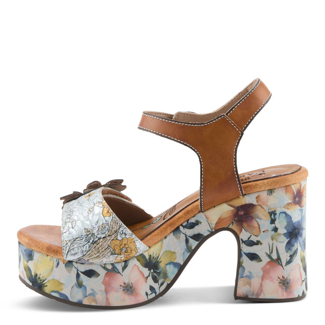 L'ARTISTE FELIS WOMEN SANDALS - Camel Multi