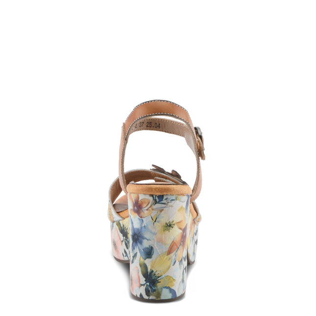 L'ARTISTE FELIS WOMEN SANDALS - Camel Multi