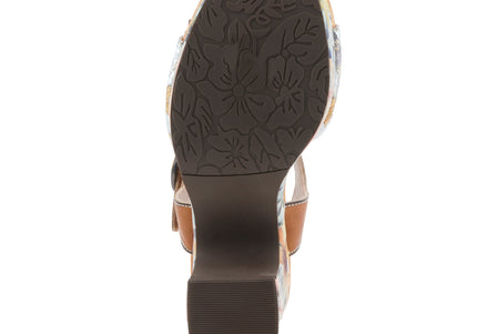 L'ARTISTE FELIS WOMEN SANDALS - Camel Multi