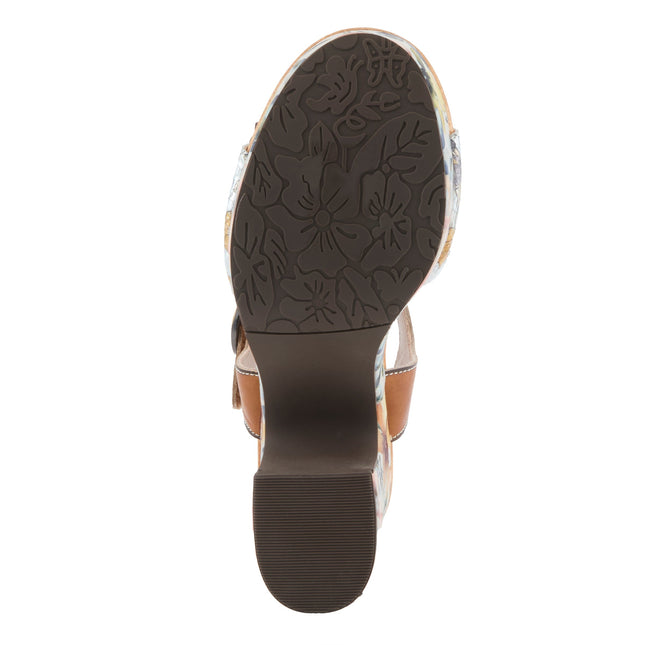 L'ARTISTE FELIS WOMEN SANDALS - Camel Multi
