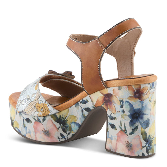 L'ARTISTE FELIS WOMEN SANDALS - Camel Multi