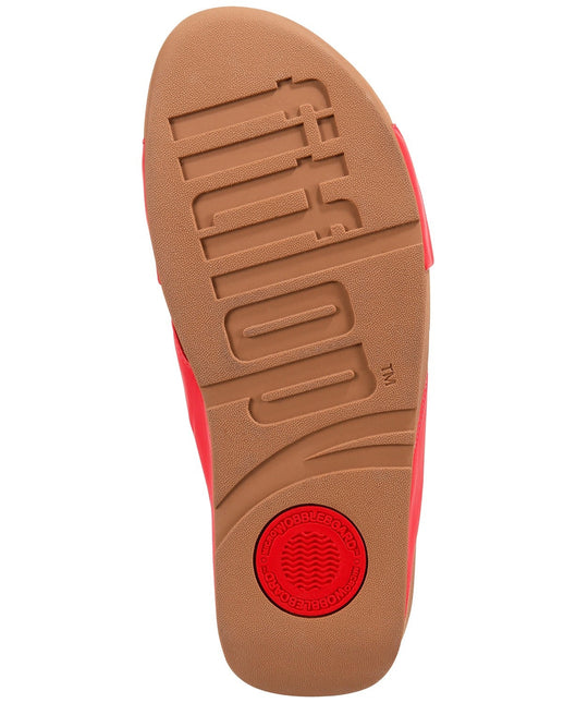 FITFLOP LULU CROSS SLIDE SANDALS - LEATHER NYCK - New York City Kicks