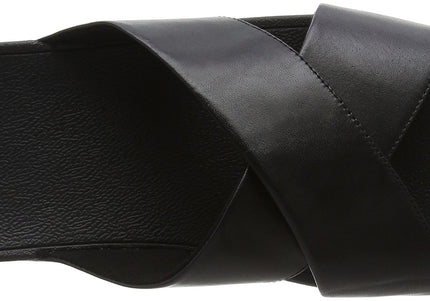 FITFLOP LULU CROSS SLIDE SANDALS - LEATHER NYCK - New York City Kicks