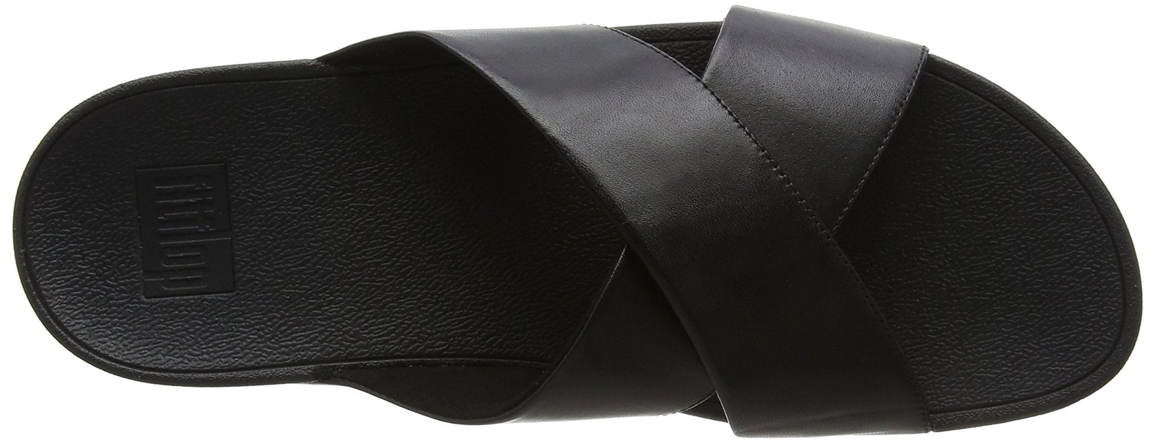 FITFLOP LULU CROSS SLIDE SANDALS - LEATHER NYCK - New York City Kicks