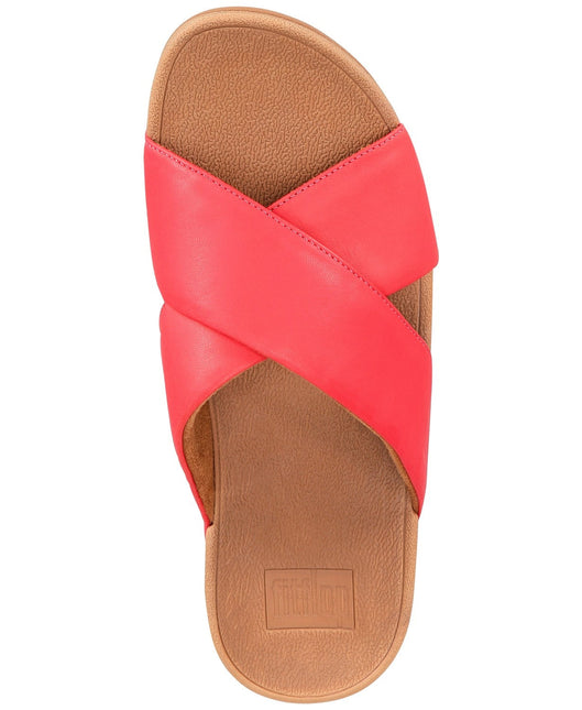 FITFLOP LULU CROSS SLIDE SANDALS - LEATHER NYCK - New York City Kicks