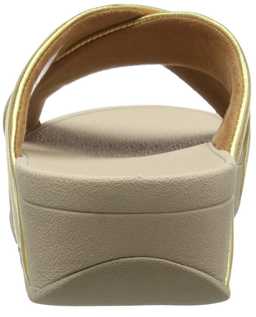 FITFLOP LULU CROSS SLIDE SANDALS - LEATHER NYCK - New York City Kicks