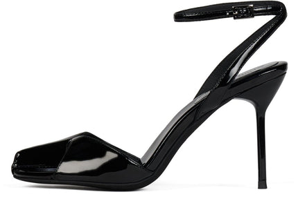 JEFFREY CAMPBELL FONTAINE WOMEN HEELS Black Patent
