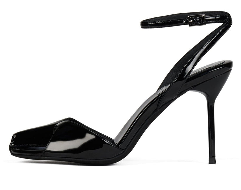 JEFFREY CAMPBELL FONTAINE WOMEN HEELS Black Patent