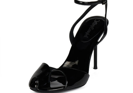 JEFFREY CAMPBELL FONTAINE WOMEN HEELS Black Patent
