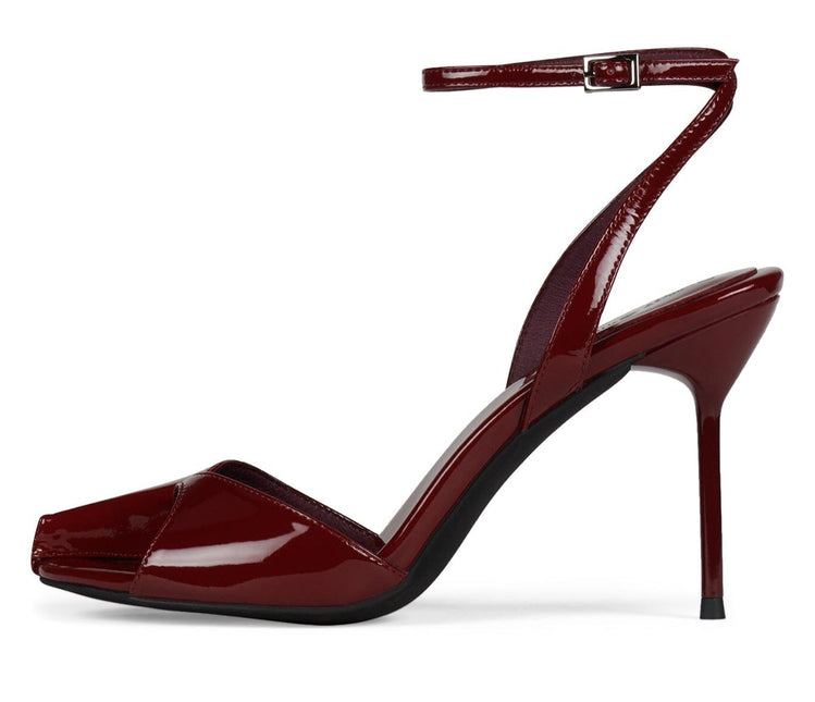 JEFFREY CAMPBELL FONTAINE WOMEN HEELS Cherry Red Patent