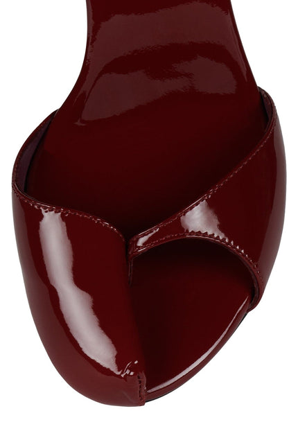 JEFFREY CAMPBELL FONTAINE WOMEN HEELS Cherry Red Patent