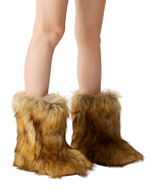 STEVE MADDEN BEASTIE WOMEN BOOTS - Tan Multi