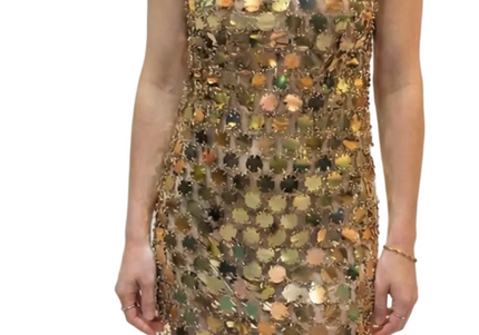 JEFFREY CAMPBELL DIME-PIECE Women Dress - Gold Multi