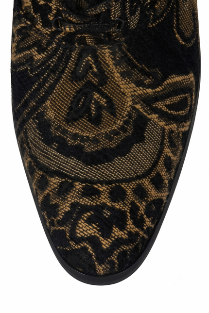 JEFFREY CAMPBELL ARCHILLE-K WOMEN BOOTS - Dark Brown Tapestry