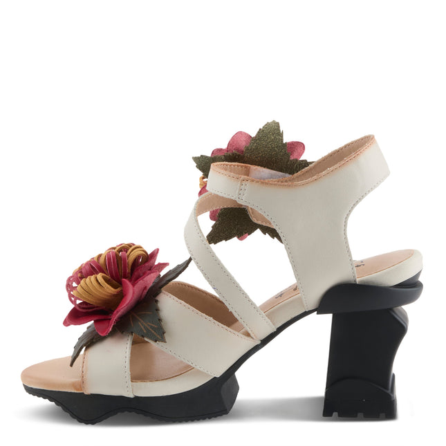 L'ARTISTE HOOKED WOMEN SANDALS - Beige Multi