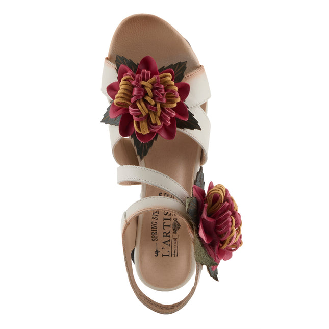 L'ARTISTE HOOKED WOMEN SANDALS - Beige Multi