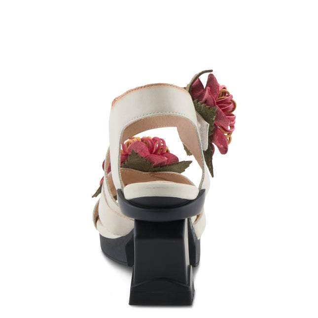 L'ARTISTE HOOKED WOMEN SANDALS - Beige Multi