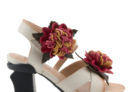 L'ARTISTE HOOKED WOMEN SANDALS - Beige Multi