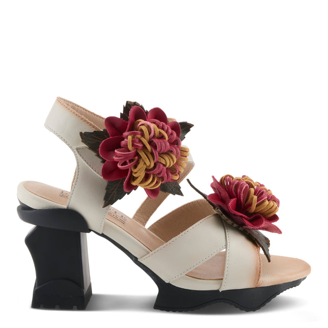L'ARTISTE HOOKED WOMEN SANDALS - Beige Multi