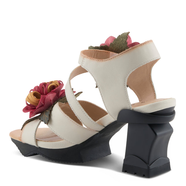 L'ARTISTE HOOKED WOMEN SANDALS - Beige Multi