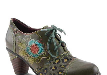 L'ARTISTE HUNTEERA WOMEN SHOES  - Olive Multi