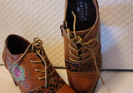 L'ARTISTE HUNTEERA WOMEN SHOES  - Camel Multi