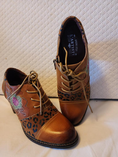 L'ARTISTE HUNTEERA WOMEN SHOES  - Camel Multi