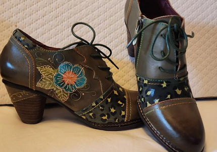 L'ARTISTE HUNTEERA WOMEN SHOES  - Olive Multi