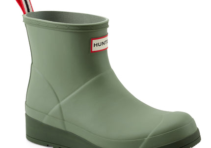 HUNTER W PLAY SHORT BOOT WOMEN RAIN BOOTS - Green
