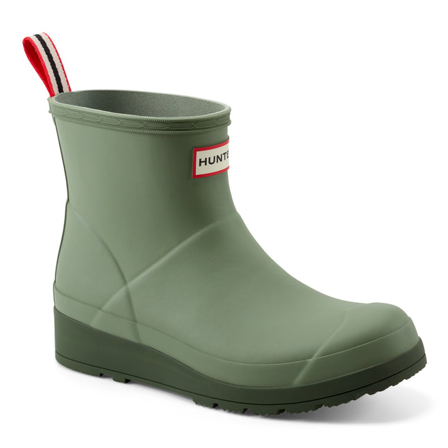 HUNTER W PLAY SHORT BOOT WOMEN RAIN BOOTS - Green