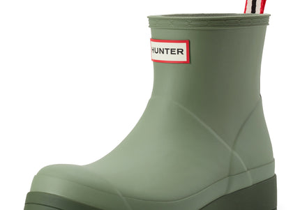 HUNTER W PLAY SHORT BOOT WOMEN RAIN BOOTS - Green