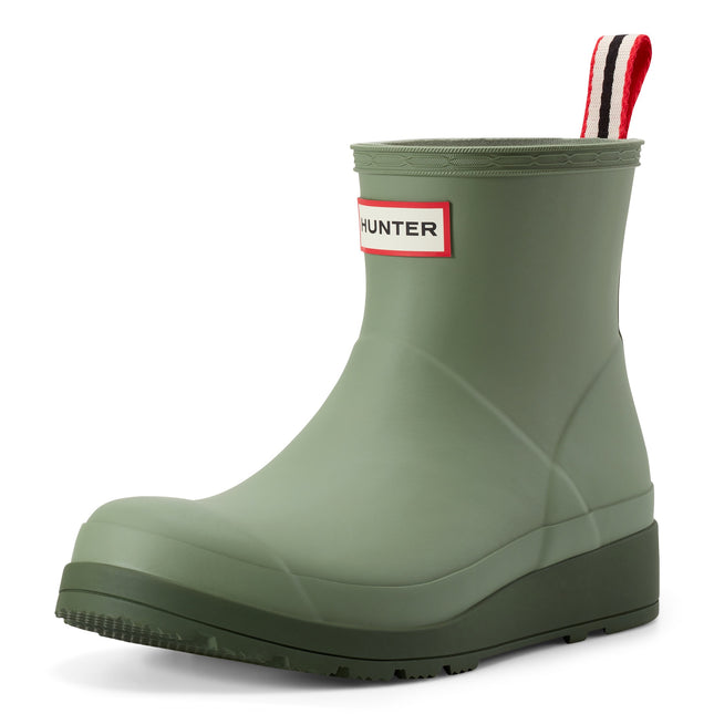 HUNTER W PLAY SHORT BOOT WOMEN RAIN BOOTS - Green