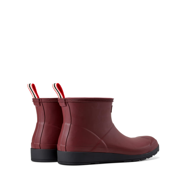 HUNTER W PLAY SHORT BOOT WOMEN RAIN BOOTS - Red