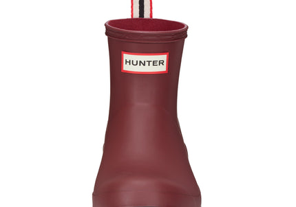 HUNTER W PLAY SHORT BOOT WOMEN RAIN BOOTS - Red