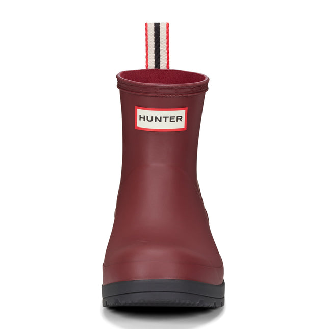HUNTER W PLAY SHORT BOOT WOMEN RAIN BOOTS - Red