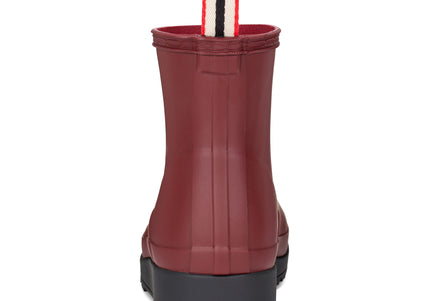 HUNTER W PLAY SHORT BOOT WOMEN RAIN BOOTS - Red