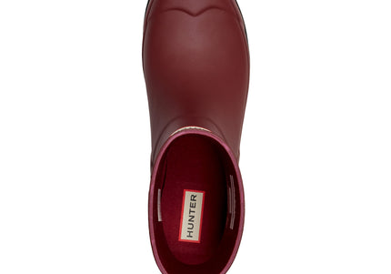 HUNTER W PLAY SHORT BOOT WOMEN RAIN BOOTS - Red
