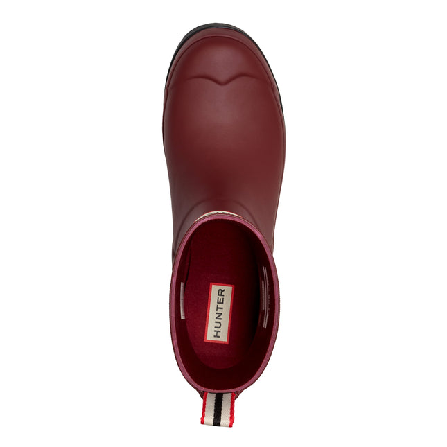 HUNTER W PLAY SHORT BOOT WOMEN RAIN BOOTS - Red