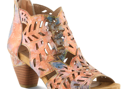 L'ARTISTE ICON-MET WOMEN HEELS - Bronze Multi