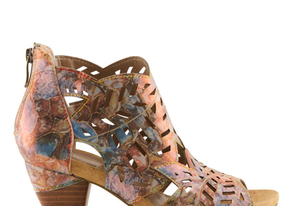 L'ARTISTE ICON-MET WOMEN HEELS - Bronze Multi