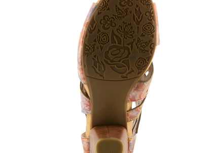 L'ARTISTE ICON-MET WOMEN HEELS - Bronze Multi