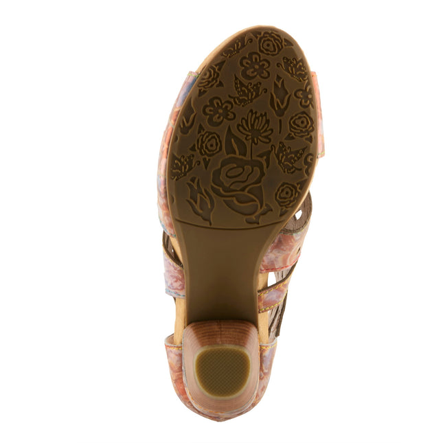 L'ARTISTE ICON-MET WOMEN HEELS - Bronze Multi